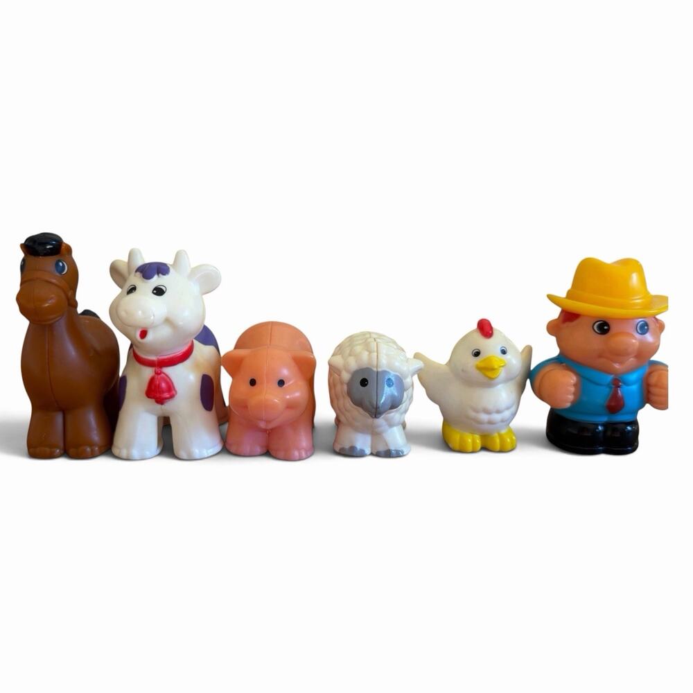 Kiddieland Farm Animals replacement figures Old MacDonald plastic toys